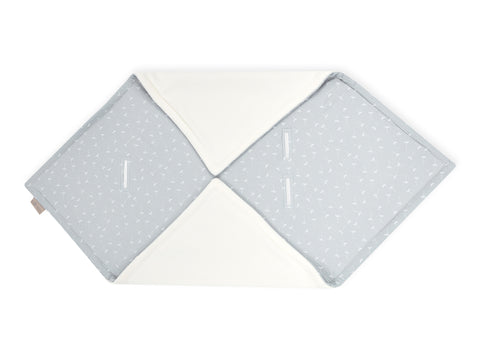 Couverture pour porte-bébé hiver mousseline gris pissenlit