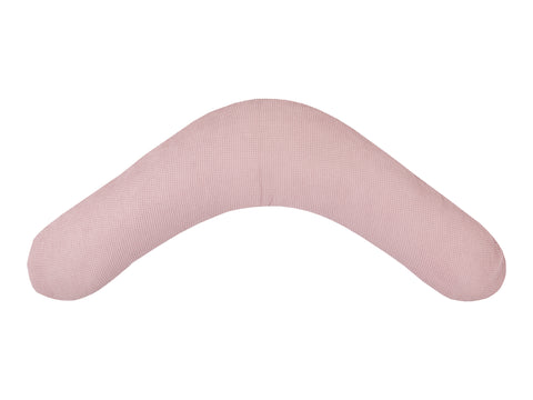 coussin d'allaitement de qualité waffle piqué rose