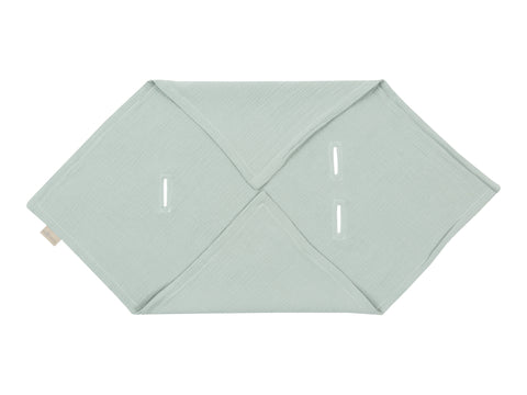 Couverture bébé pour siège bébé été mousseline menthe