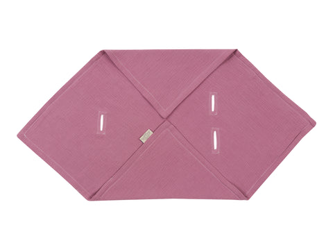 Couverture bébé pour l'été mousseline cramoisi