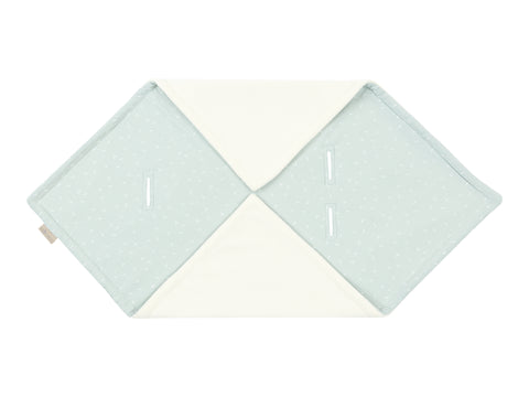 Couverture pour siège auto bébé hiver mousseline menthe pissenlits