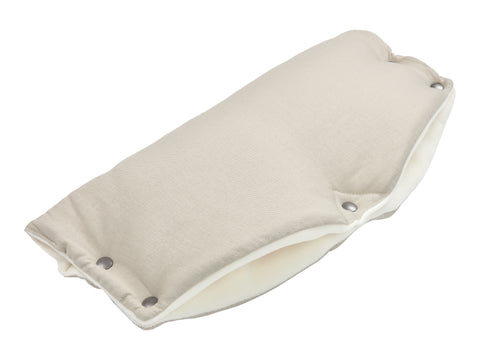 Housse de landau lin marron naturel
