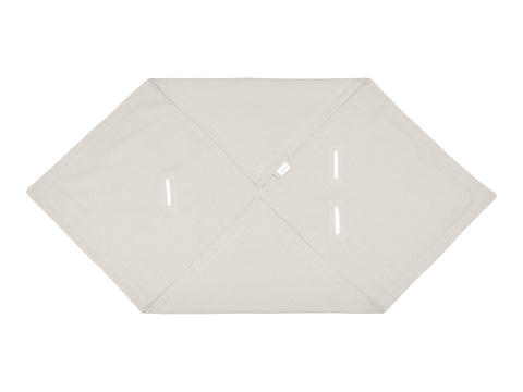 Couverture bébé pour l'été en lin marron naturel