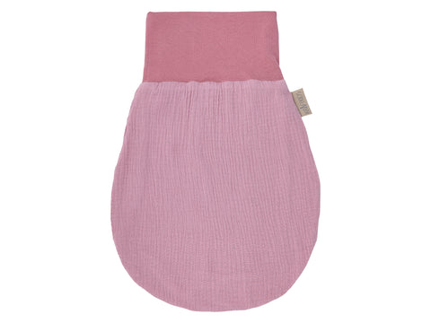 Barboteuse printemps été mousseline rose