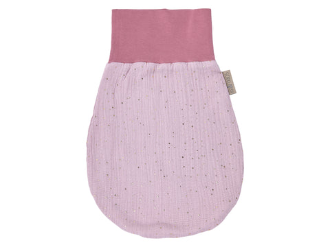 Onesie Automne Hiver Mousseline Pois Doré sur Rose