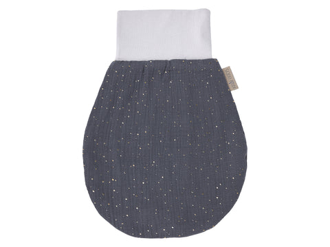 Onesie Automne Hiver Mousseline Pois Doré sur Gris