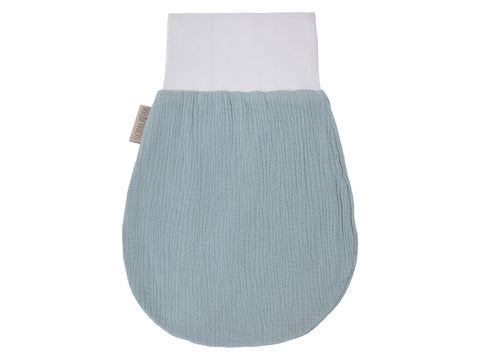 Barboteuse sac automne hiver mousseline menthe