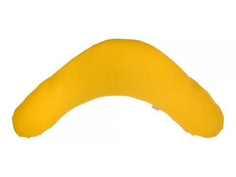 coussin d'allaitement de qualité double crêpe jaune moutarde