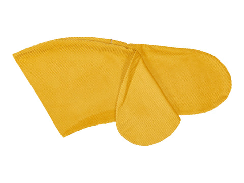 Housse de coussin d'allaitement cordon large Cordon Jaune Moutarde