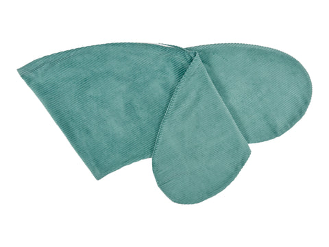 Housse de coussin d'allaitement cordon large cordon menthe