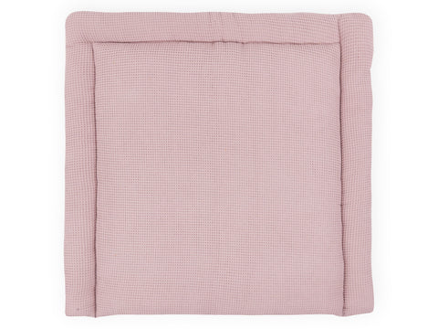 Wickelauflage Waffelpiqué – Rosa, Aufsicht