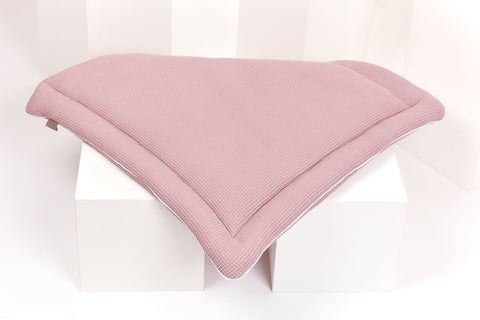Wickelauflage Waffelpiqué – Rosa, Wickelplatz