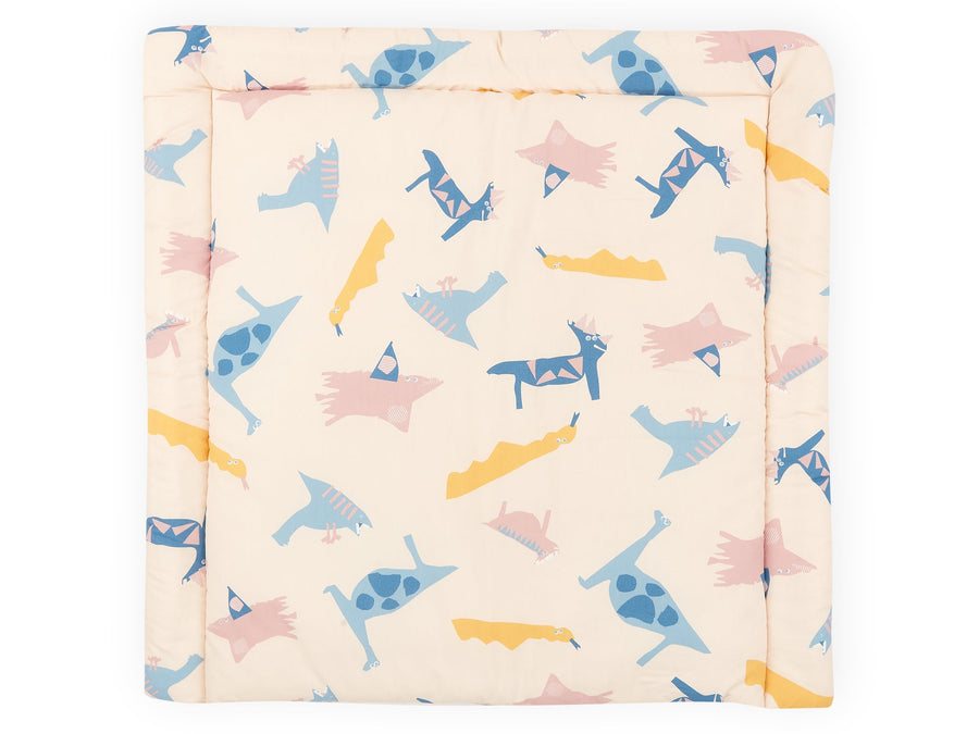 Mousseline Dinosaure de Zoe sur beige