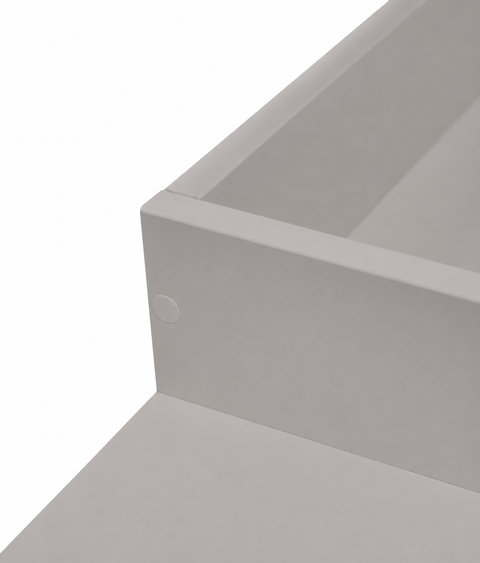 Plateau à langer gris compatible avec commode GULLABERG 168 cm avec panneaux latéraux de recouvrement (copie)