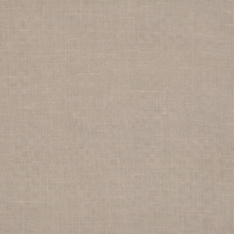 Eine Nahaufnahme von KraftKids Stoff Leinen Natur Braun LBA SSS112 zeigt den beigen Leinenstoff mit feiner Webstruktur und sichtbaren Fäden. Das gleichmäßige Muster und der natürliche Farbton bieten einen einfachen, neutralen Hintergrund.