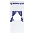 Das KraftKids Puppentheater Kasperletheater Leinen grau Pusteblumen inkl.. Teleskopstange verfügt über einen grauen Leinenvorhang mit Pusteblumen-Print und schafft so einen einladenden Fensterplatz für fantasievolles Spiel.