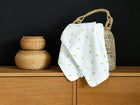 Babydecke Musselin Gelbe Zitronen Lifestyle