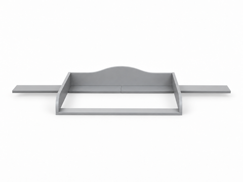 Plan à langer blanc adapté à la commode HEMNES de 160 cm de large avec panneau