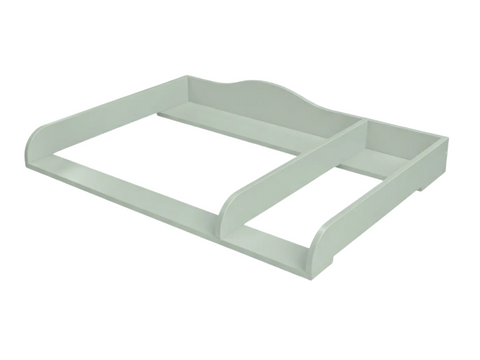 KraftKids plateau à langer XXL vert pastel extra large 108 cm avec compartiment séparé pour HEMNES largeur 108 cm