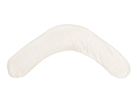 coussin d'allaitement de qualité pois irréguliers gris sur blanc