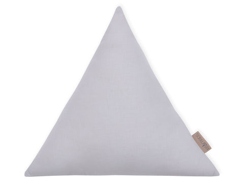 Tissu triangle uni gris