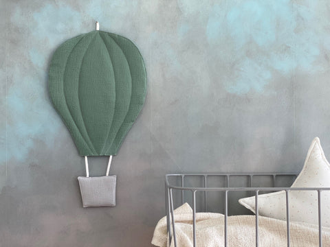 Ballon double crêpe vert jade