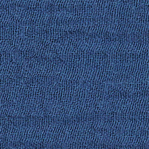 Tissu MUB mousseline bleu