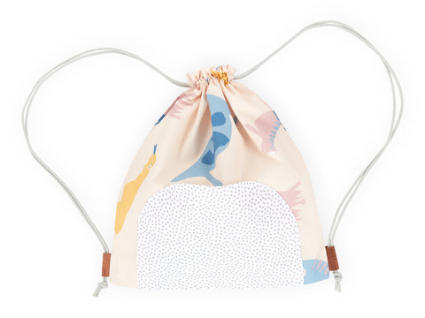 Sac de sport dinosaure de Zoe sur beige