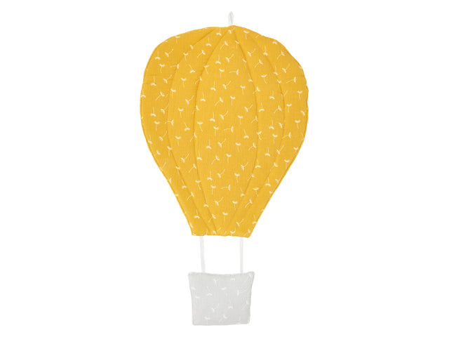 Ballon mousseline pissenlits jaunes